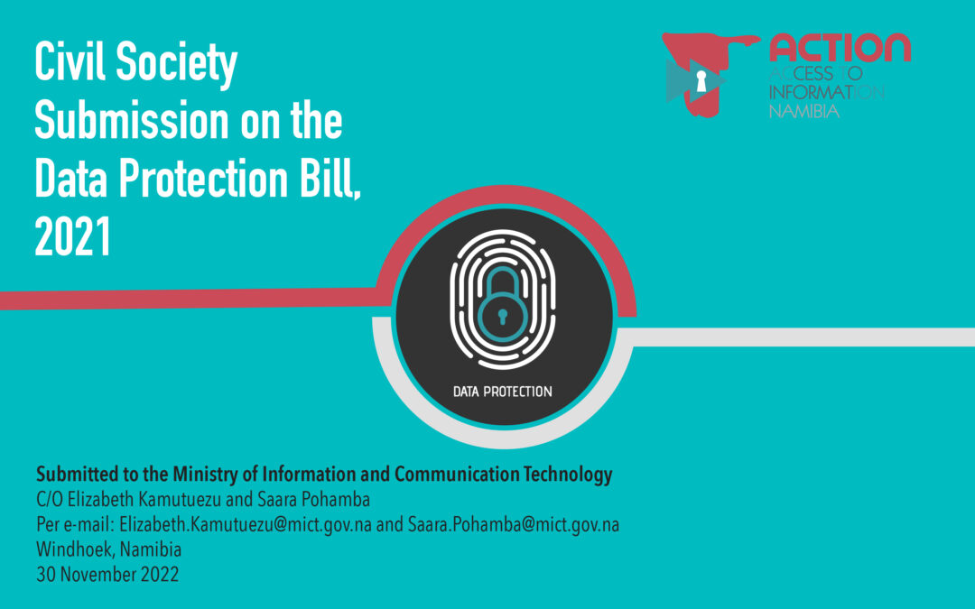 Civil society gives input into Draft Data Protection Bill